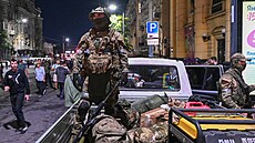 Jednotky Wagnerovy skupiny opoutní Rostov na Donu(24. ervna 2023 veer).
