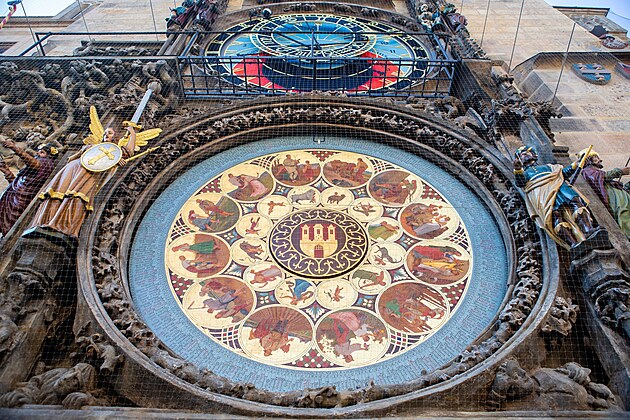 Staromstský orloj v Praze.