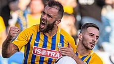 Utkání 6. kola první fotbalové ligy: SFC Opava - FK Teplice, 3. íjna 2020 v...
