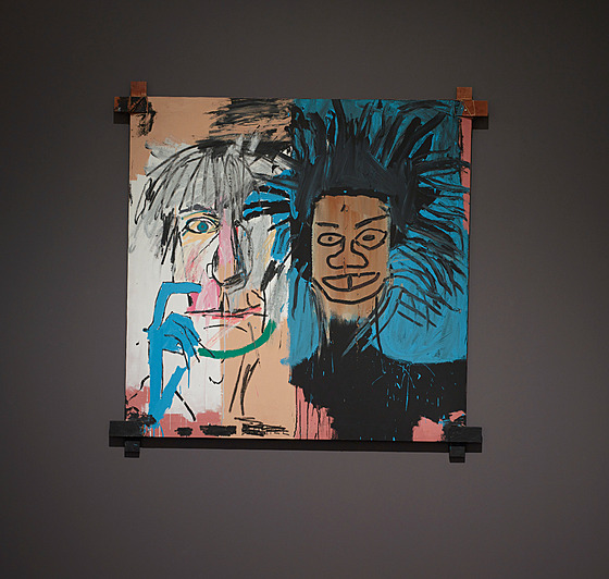 Dvojportrét Warhola a Basquita, který vznikl podle fotky po�ízené v roce 1982