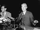 J. Robert Oppenheimer a japonský profesor Shinichiro Tomonaga