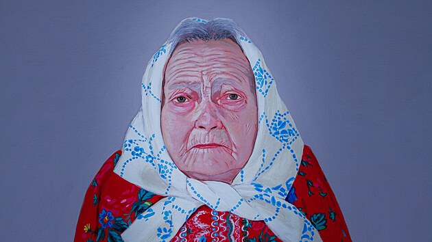 Paní Anna Kstová, obraz Václava Siky z roku 2016