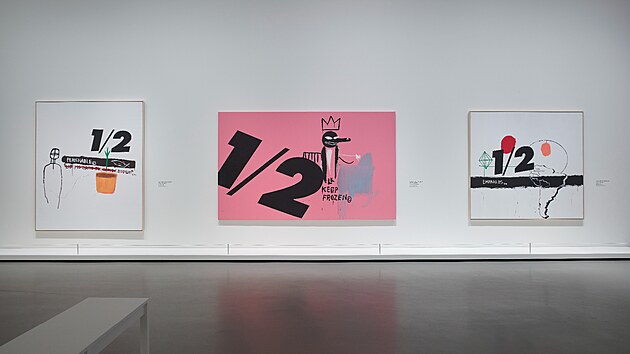 Vstava Basquiat x Warhol, à quatre mains pedstavuje spolen dla obou zsadnch umlc druh poloviny dvactho stolet.