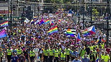 V Praze se konal dalí roník Prague Pride Parade. V prvodu lo podle policie...