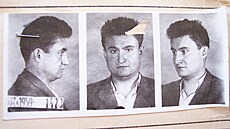 Zatčen před Vánocemi 1959. Foto z vyšetřovacího spisu Vladivoje Tomka.