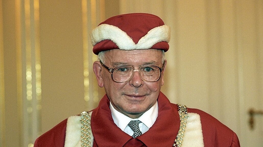 Martin �ernohorský v dob�, kdy byl rektorem Slezské univerzit