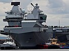 HMS Queen Elizabeth stráví nkolik týdn v Severním moi.
