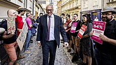 Ministr školství Mikuláš Bek patřil v roce 2017 k hlavním vůdcům protestů proti...