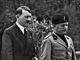 Adolf Hitler si chtěl rozdělit Evropu spolu s Mussolinim (vpravo) a Stalinem....