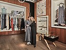Více ne� 80 % �atníku Carolien Vos tvo�í modely od �eské návrhá�ky Kláry...