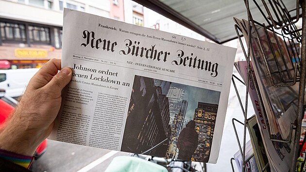 Neue Zürcher Zeitung (NZZ), pro které Robert Felix Lamberg léta psal jako...