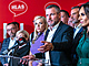 Spokojený Peter Pellegrini po slovenských parlamentních volbách (1. 10. 2023).
