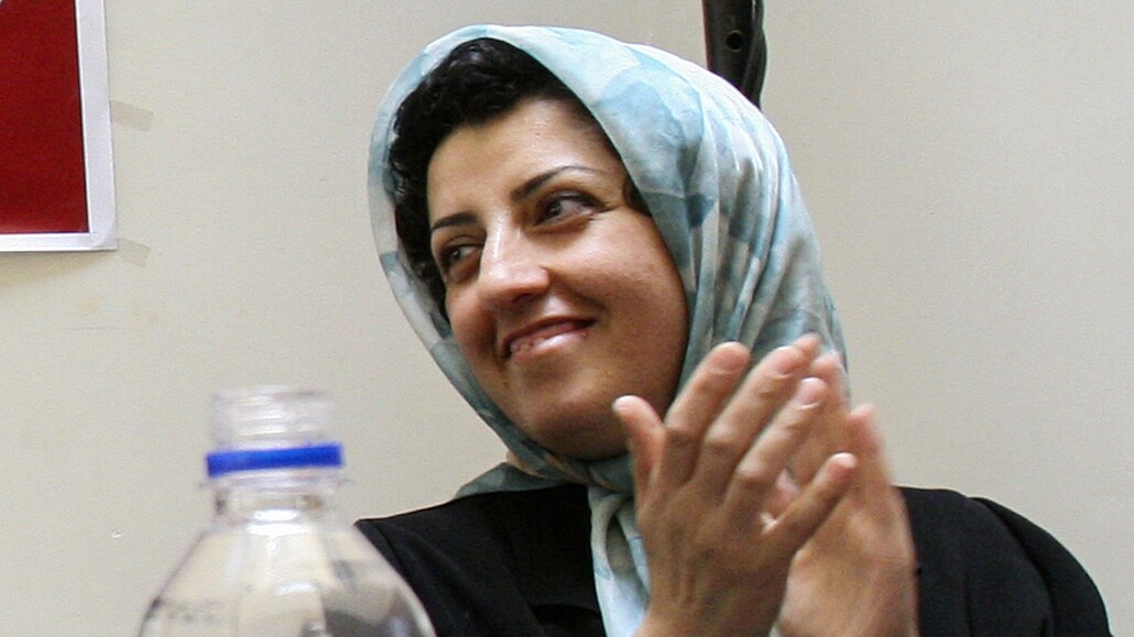 Íránská aktivistka Narges Mohammadíová.