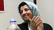Íránská aktivistka Narges Mohammadíová.