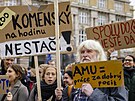 V Praze probhla demonstrace za vyí platy akademických pracovník vysokých...
