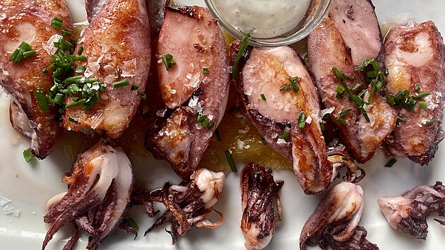 Vynikající kantaberská kuchyně – grilované chobotničky