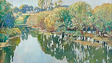 Václav Radimský/ �í�ní krajina z Polabí