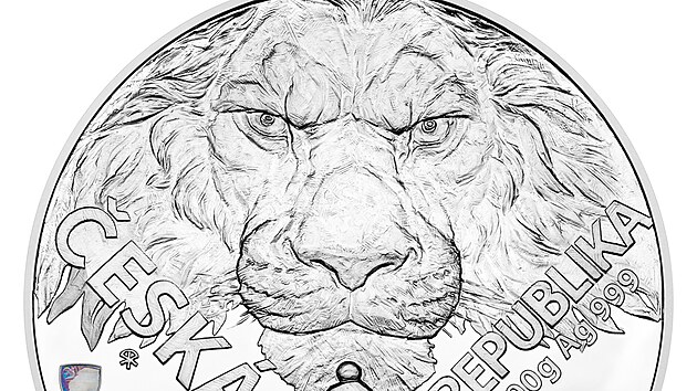 Hmotnost jedinečné mince Český lev s ročníkem 2023, která je opatřena unikátním bezpečnostním hologramem, činí pět kilogramů, což z ní činí největší stříbrnou ražbu České mincovny