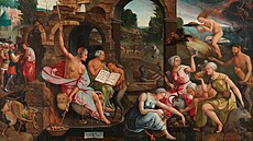 Saul a čarodějnice z Én dóru,jak si je v roce 1526 představoval vlámský malíř...