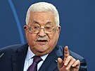 Hovoí palestinský prezident Mahmúd Abbás.