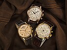 Trojice vintage chronograf znaky Breitling: model z kolekce Premier,...