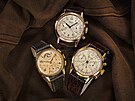 Trojice vintage chronograf� zna�ky Breitling: model z kolekce Premier,...