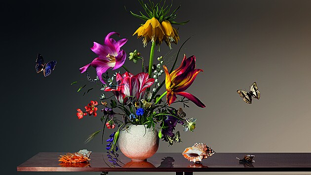 Květiny mají v nizozemském umění tradici sahající až do sedmnáctého století a...