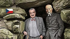 Karel Schwarzenberg a Tomáš Garrigue Masaryk.