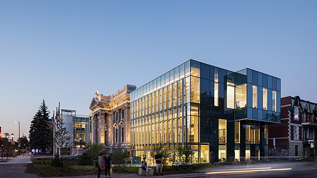 Zrekonstruovan knihovna v Montrealu