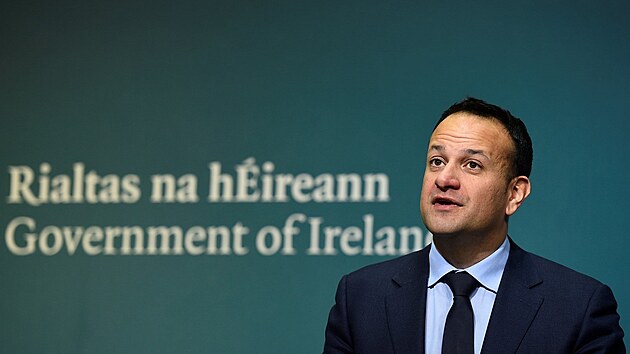 Irský premiér Leo Varadkar oznamuje plán vlády na referendum v záleitosti...
