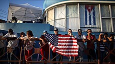 Vlajka USA zavlála v Havan jako symbol nové kapitoly americko-kubánských...