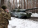 Tanky typu Leopard mly pomoci Ukrajin získat zpt okupovaná území, mnoho jich...