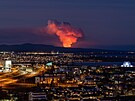 Sopená erupce na Islandu. (nedle 14. ledna 2024)