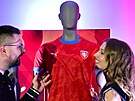 Pedstavení nových dres eské fotbalové reprezentace, ve kterých se pedstaví...