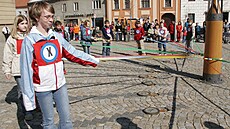 Nejvetsi slunecni hodiny ve stredni Evrope v Tresti u Jihlavy jsou kazdy rok...