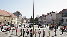 Nejvetsi slunecni hodiny ve stredni Evrope v Tresti u Jihlavy jsou kazdy rok...
