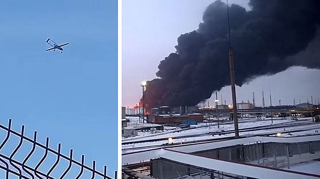 Pozor, drony útočí. Ruské rafinerie jsou častým terčem ukrajinských úderů, jak na to reaguje Kreml?