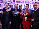 Start kampan. Kandidátku pro eurovolby koalice Spolu pedstavila v praském...