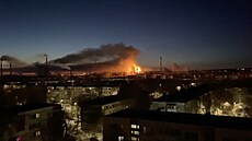 Útok dron na ruské rafinerie.
