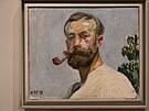 Vlastní podobiznu Frantiek Kupka (18711957) namaloval v roce 1910,  jet...