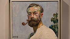 Vlastní podobiznu Frantiek Kupka (18711957) namaloval v roce 1910,  jet...