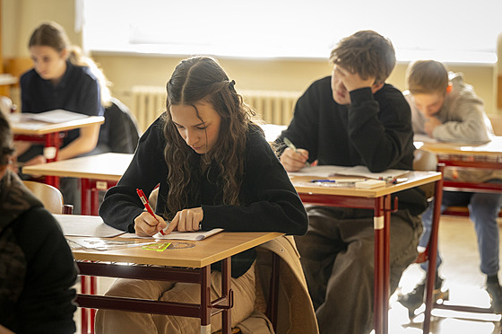 P�ijímací zkou�ky na st�ední �kolu.