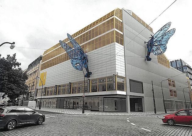 Motýli na Máj raději ne. Návrh Davida Černého je invenčním výtvarným projevem