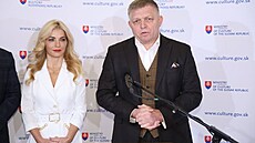 Martina imkoviová a Robert Fico