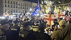 Ne ruskému zákonu! volali v posledních týdnech demonstranti v gruzínské...