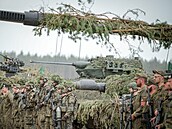 Francouztí vojáci pi mezinárodním vojenském cviení NATO v Litv.