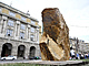Doasný pomník obtem stelby na Filozofické fakult Univerzity Karlovy.