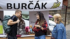 Na námstí Míru v Praze zaalo 22. záí 2023 vinobraní.