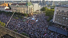 Srbský protest proti lithiu.