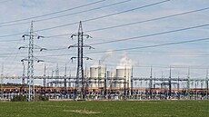 Jaderná elektrárna Temelín.
